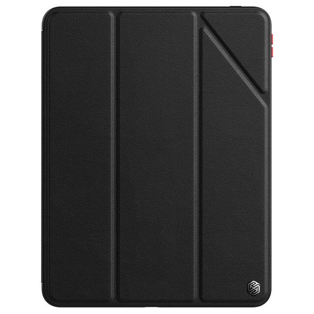 Калъф с Pen Поставка за iPad Pro 11, Nillkin Bevel Leather, Черен (5)