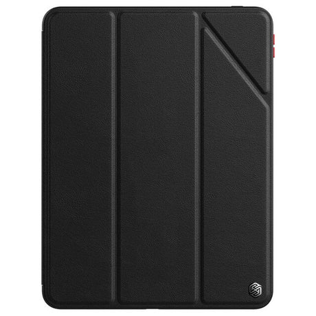 Калъф с Pen Поставка за iPad Pro 11, Nillkin Bevel Leather, Черен (5)