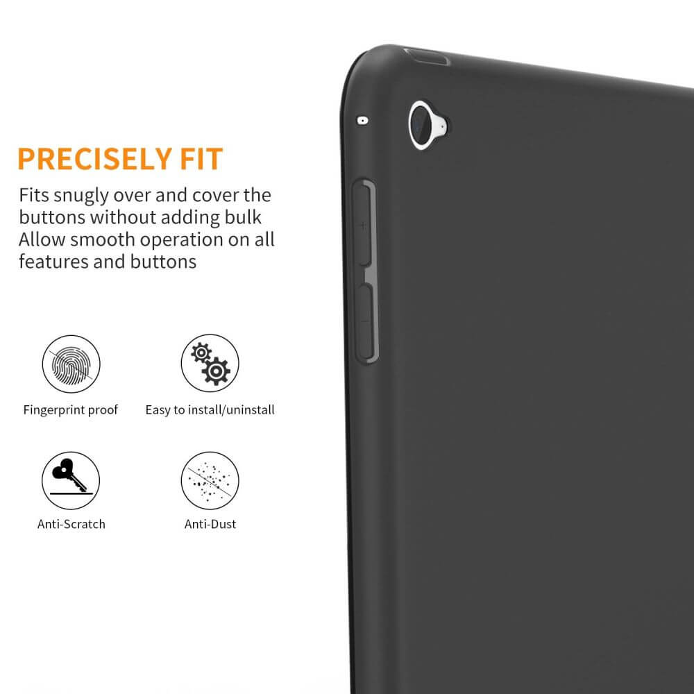 Защитен Калъф за iPad Air 2/ Pro 9.7", Trifold Slim Case, Черен (2)