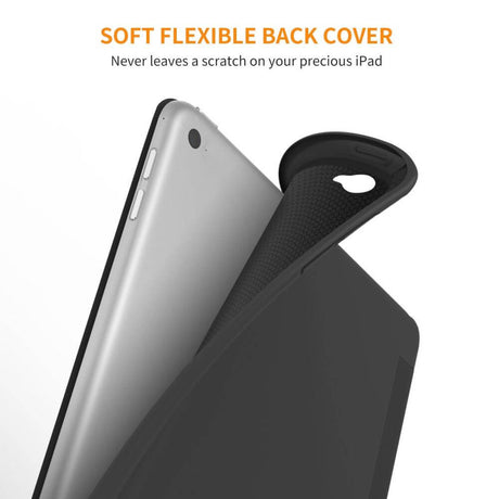 Защитен Калъф за iPad Air 2/ Pro 9.7", Trifold Slim Case, Черен (3)