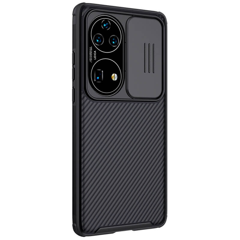 Калъф с Плъзгач за Камера за Huawei P50 Pro, Nillkin CamShield Case, Черен (3)