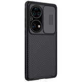 Калъф с Плъзгач за Камера за Huawei P50 Pro, Nillkin CamShield Case, Черен (3)