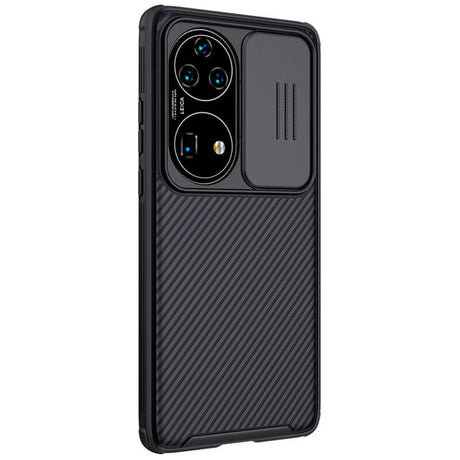 Калъф с Плъзгач за Камера за Huawei P50 Pro, Nillkin CamShield Case, Черен (3)