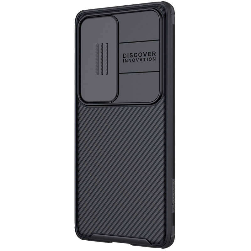 Калъф с Плъзгач за Камера за Huawei P50 Pro, Nillkin CamShield Case, Черен (2)