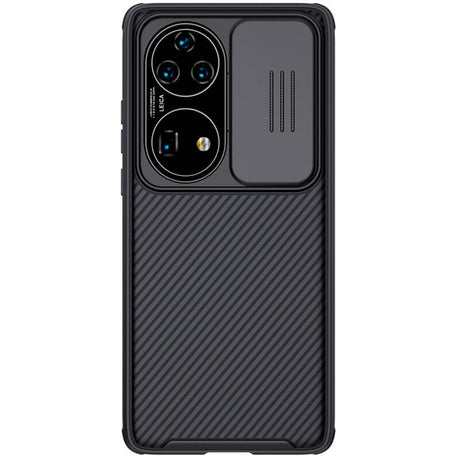 Калъф с Плъзгач за Камера за Huawei P50 Pro, Nillkin CamShield Case, Черен