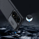 Калъф с Плъзгач за Камера за Huawei P50 Pro, Nillkin CamShield Case, Черен (4)
