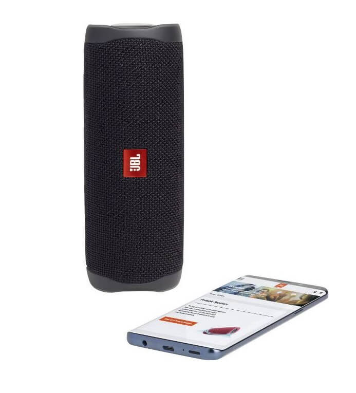 Безжична Колона, JBL Flip 5 Bluetooth Speaker, Черен (5)