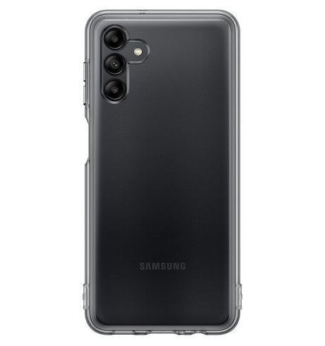 Оригинален Силиконов Калъф за Samsung A04S, Soft Clear Cover Case EF-QA047TBE, Черен