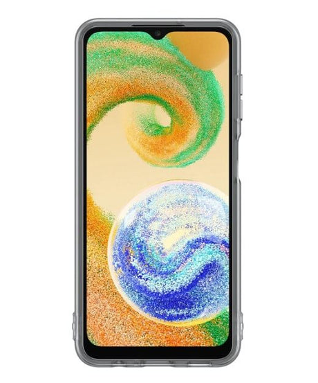 Оригинален Силиконов Калъф за Samsung A04S, Soft Clear Cover Case EF-QA047TBE, Черен (4)