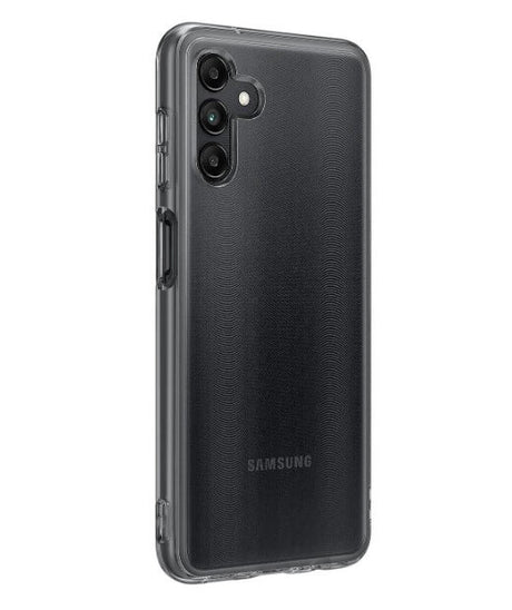Оригинален Силиконов Калъф за Samsung A04S, Soft Clear Cover Case EF-QA047TBE, Черен (3)