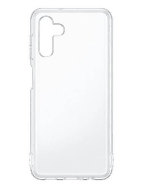 Оригинален Силиконов Калъф за Samsung A04S, Soft Clear Cover Case EF-QA047TTE, Прозрачен (2)