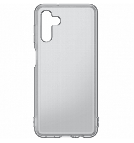 Оригинален Силиконов Калъф за Samsung A04S, Soft Clear Cover Case EF-QA047TBE, Черен (2)
