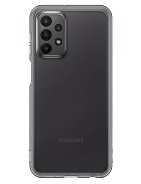 Оригинален Силиконов Калъф за Samsung A23, Soft Clear Cover Case EF-QA235TBE, Черен
