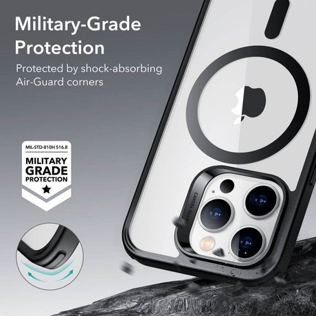 Magsafe Калъф за iPhone 14 Pro, ESR Classic Hybrid Magnetic Case, Черен (4)