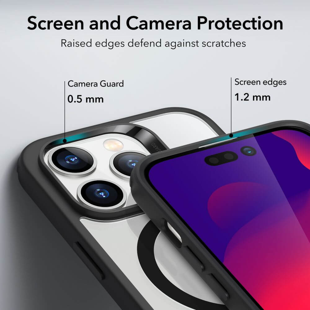 Magsafe Калъф за iPhone 14 Pro, ESR Classic Hybrid Magnetic Case, Черен (6)