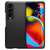 Калъф с Предпазител за Сгъвката на Samsung Z Fold 4, Spigen Tough Armor Case, Черен (2)