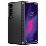 Калъф с Предпазител за Сгъвката на Samsung Z Fold 4, Spigen Tough Armor Case, Черен