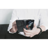 Калъф с S Pen Поставка и Плъзгач за Samsung Z Fold 4, Nillkin CamShield Pro Case, Черен (6)