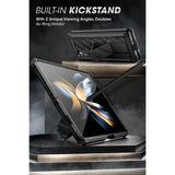 Калъф с Поставка за Колан за Samsung Z Fold 4, Supcase Unicorn Beetle, Черен (5)
