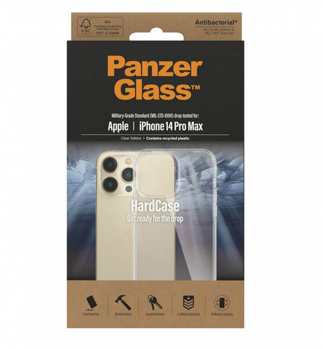 Противоударен Калъф за iPhone 14 Pro, Panzer Hard Case, Прозрачен (4)