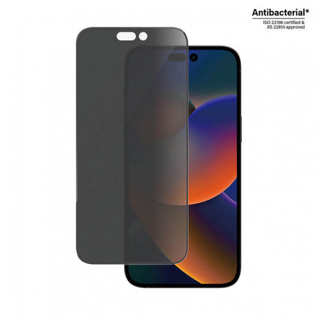 Privacy Протектор за iPhone 14 Pro, PanzerGlass Anti-Spy, Прозрачен (3)