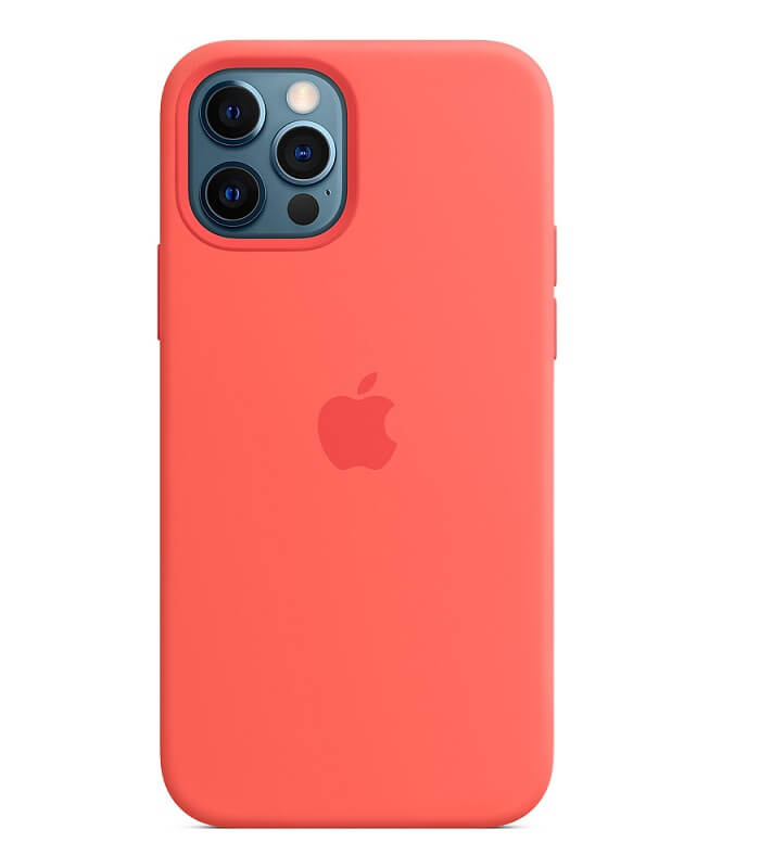 Оригинален Силиконов Калъф за iPhone 12/Pro, Silicone Magsafe Case MHL03ZM/A, Розов (2)