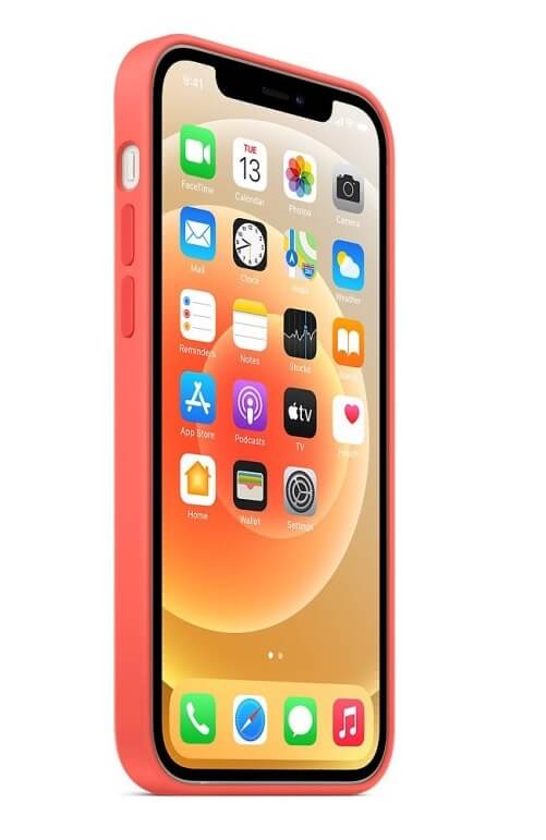 Оригинален Силиконов Калъф за iPhone 12/Pro, Silicone Magsafe Case MHL03ZM/A, Розов (4)