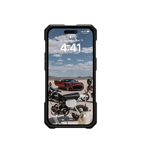 MagSafe Противоударен Калъф за iPhone 14 Pro, UAG Monarch Pro Kevlar Case, Черен (5)