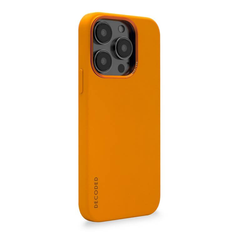 Magsafe Калъф за iPhone 14 Pro, Decoded Silicone Case, Жълт (2)