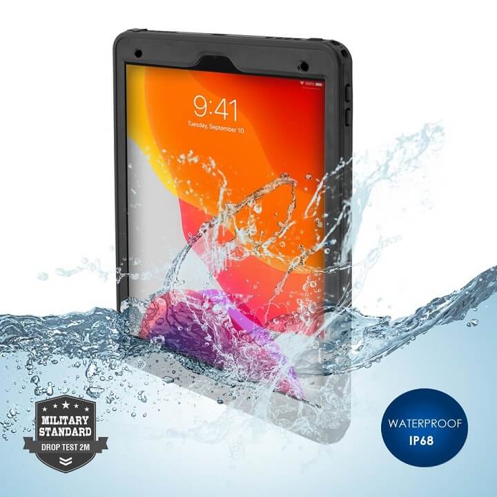 Водоустойчив Калъф за iPad 9/ 8/ 7 10.2", 4Smarts Active Pro Stark Case, Черен