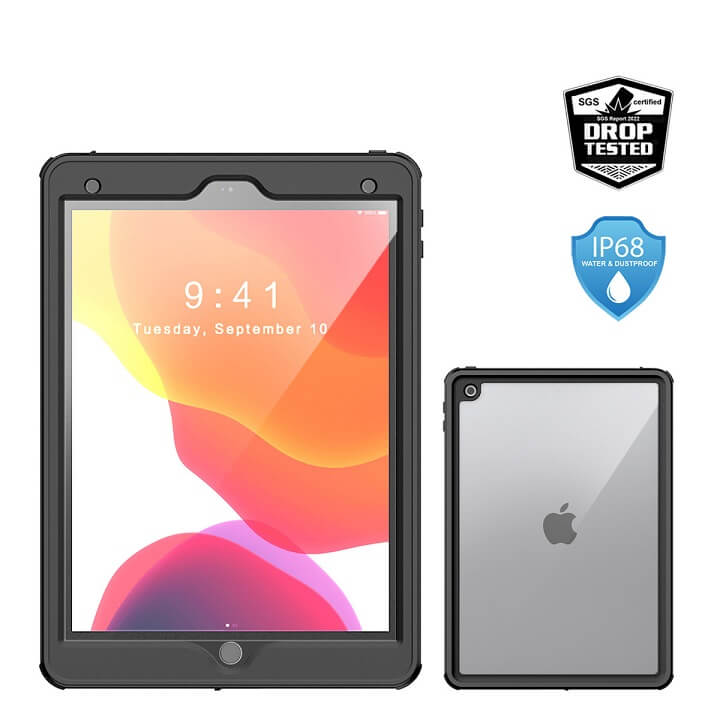 Водоустойчив Калъф за iPad 9/ 8/ 7 10.2", 4Smarts Active Pro Stark Case, Черен (2)