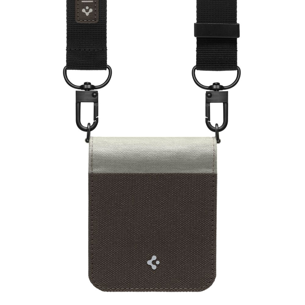 Калъф с Каишка за Samsung Z Flip 4, Spigen Compoty Case, Сив
