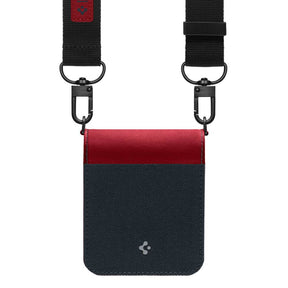 Калъф с Каишка за Samsung Z Flip 4, Spigen Compoty Case, Черен