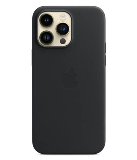 Оригинален Кожен Калъф за iPhone 14 Pro, Leather Magsafe Case MPPG3ZM/A, Черен (6)