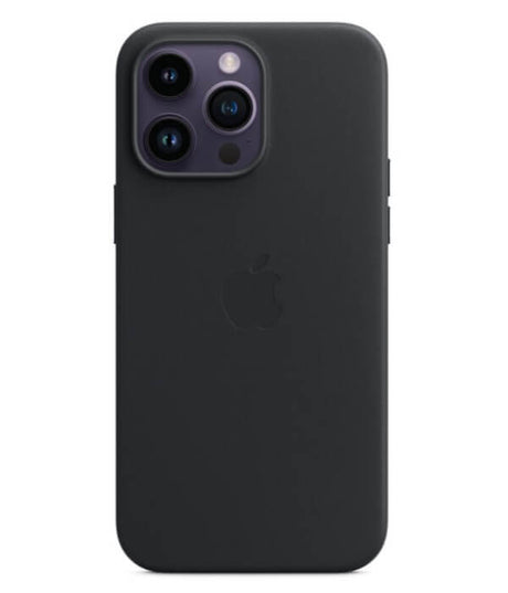 Оригинален Кожен Калъф за iPhone 14 Pro, Leather Magsafe Case MPPG3ZM/A, Черен (5)