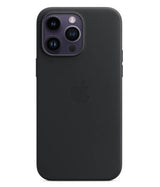 Оригинален Кожен Калъф за iPhone 14 Pro Max, Leather Magsafe Case MPPM3ZM/A, Черен (5)