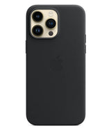 Оригинален Кожен Калъф за iPhone 14 Pro Max, Leather Magsafe Case MPPM3ZM/A, Черен (6)