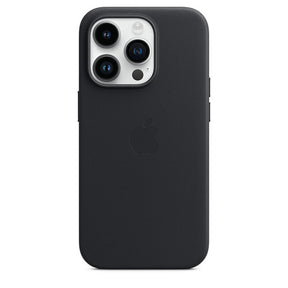 Оригинален Кожен Калъф за iPhone 14 Pro Max, Leather Magsafe Case MPPM3ZM/A, Черен