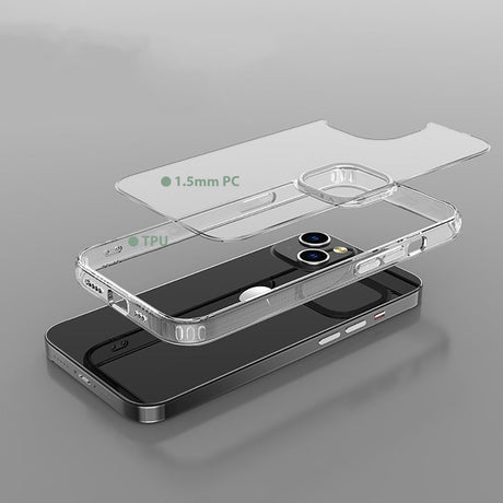 Калъф за iPhone 14 Plus, Tech-Protect Hybrid Clear Case, Прозрачен (5)