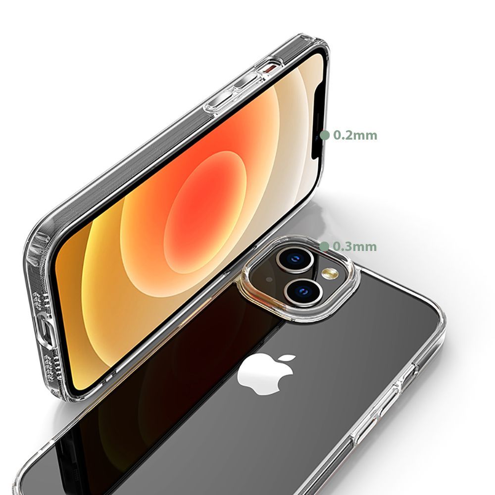 Калъф за iPhone 14 Plus, Tech-Protect Hybrid Clear Case, Прозрачен (4)