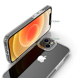 Калъф за iPhone 14, Tech-Protect Hybrid Clear Case, Прозрачен (4)