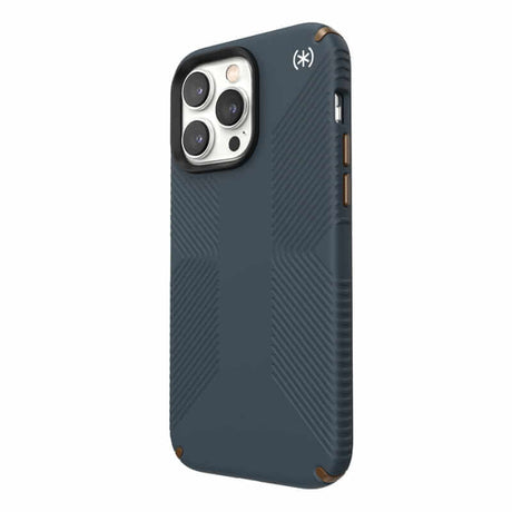 Противоударен Калъф за iPhone 14 Pro Max, Speck Presidio 2 Grip Case, Сив (4)