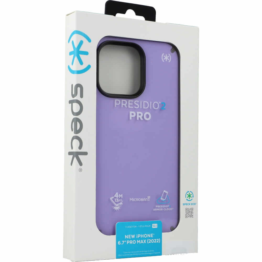 Дамски Калъф за iPhone 14 Pro Max, Speck Presidio 2 Pro Case, Лилав (8)