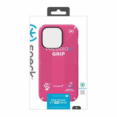 Противоударен Калъф за Дами за iPhone 14 Pro, Speck Presidio 2 Grip Case, Розов (6)