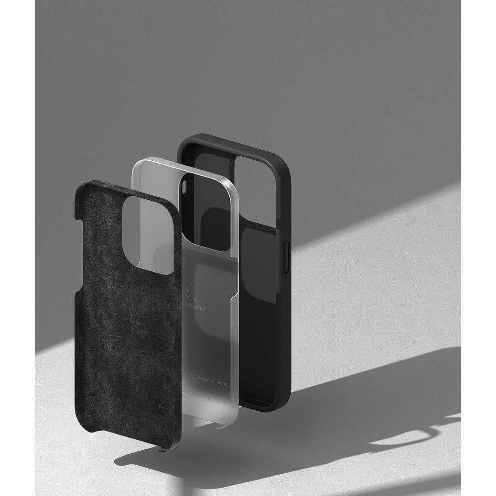 Силиконов Калъф за iPhone 14 Pro, Ringke Silicone Case, Черен (5)