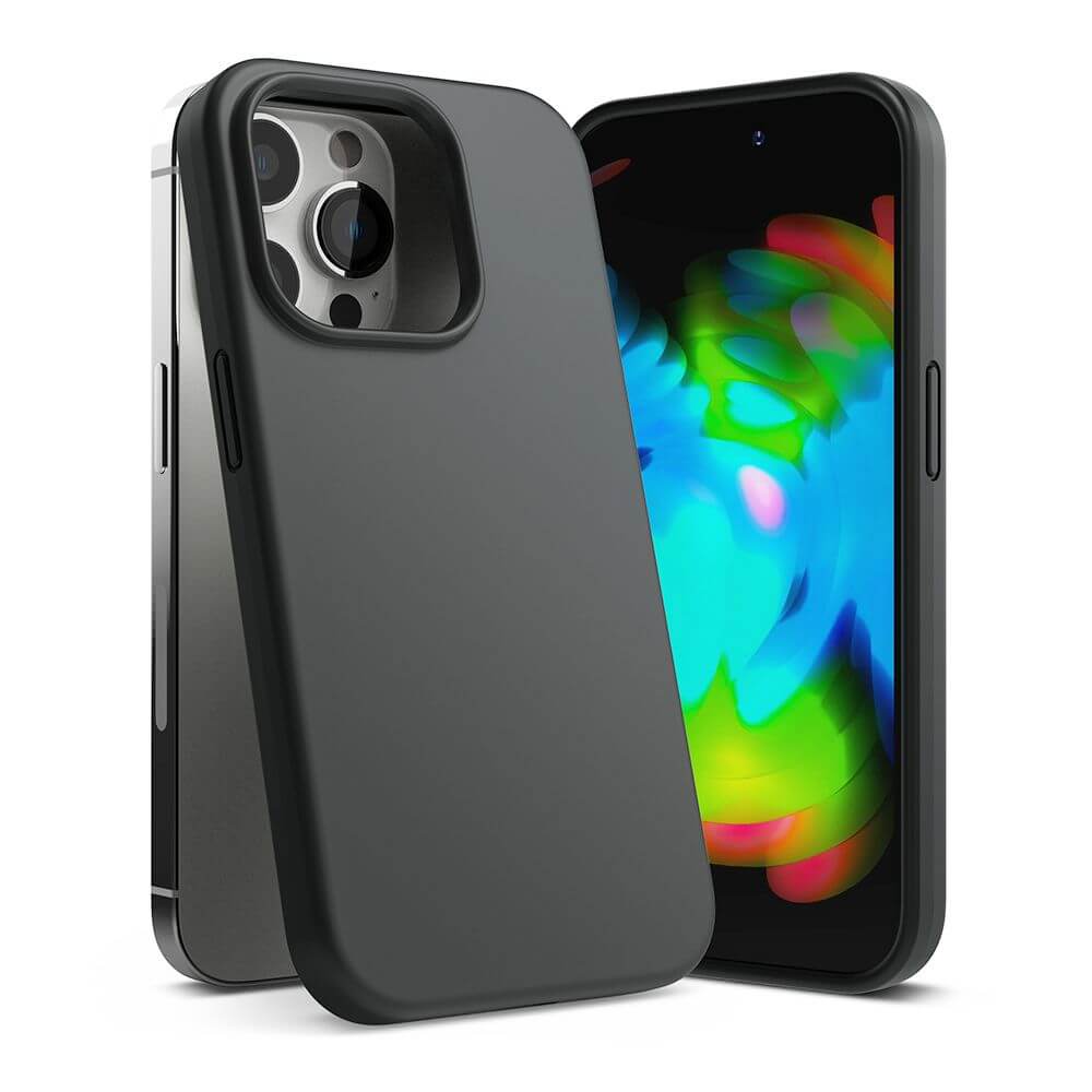Силиконов Калъф за iPhone 14 Pro, Ringke Silicone Case, Черен (3)