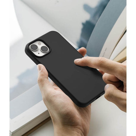 Силиконов Калъф за iPhone 14 Plus, Ringke Silicone Case, Черен (7)