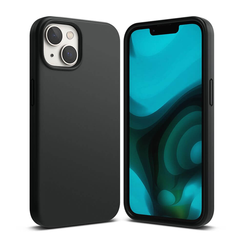 Силиконов Калъф за iPhone 14 Plus, Ringke Silicone Case, Черен (2)