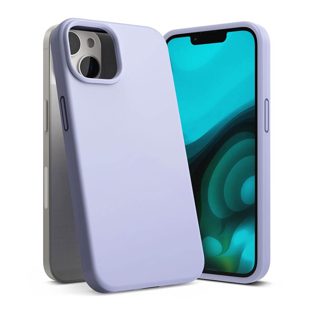 Силиконов Калъф за iPhone 14, Ringke Silicone Case, Лилав (3)