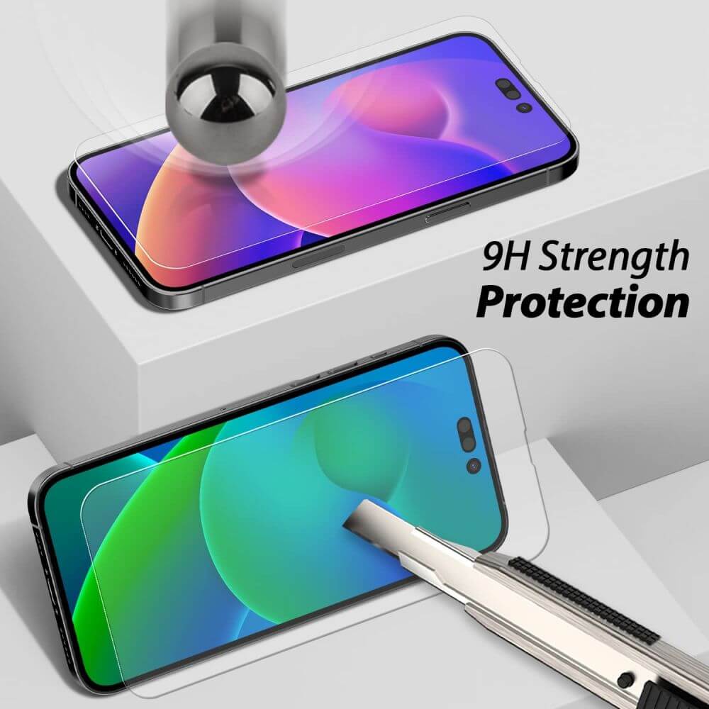 Стъклен Протектор за iPhone 14 Plus, Whitestone Dome EZ Glass 3бр, Прозрачен (3)